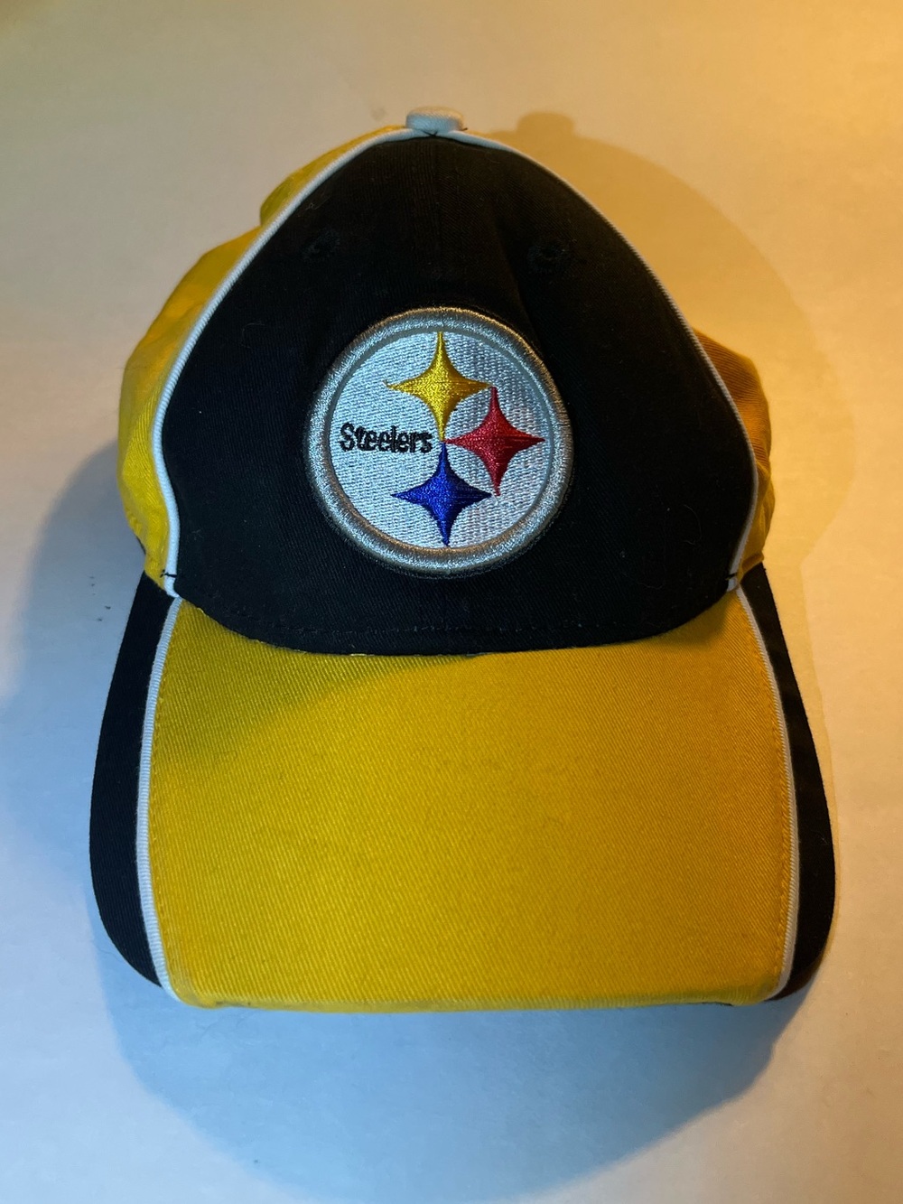 New Era NFL Pittsburgh Steelers 9FORTY Adjustable Cap Hat Black/Yellow